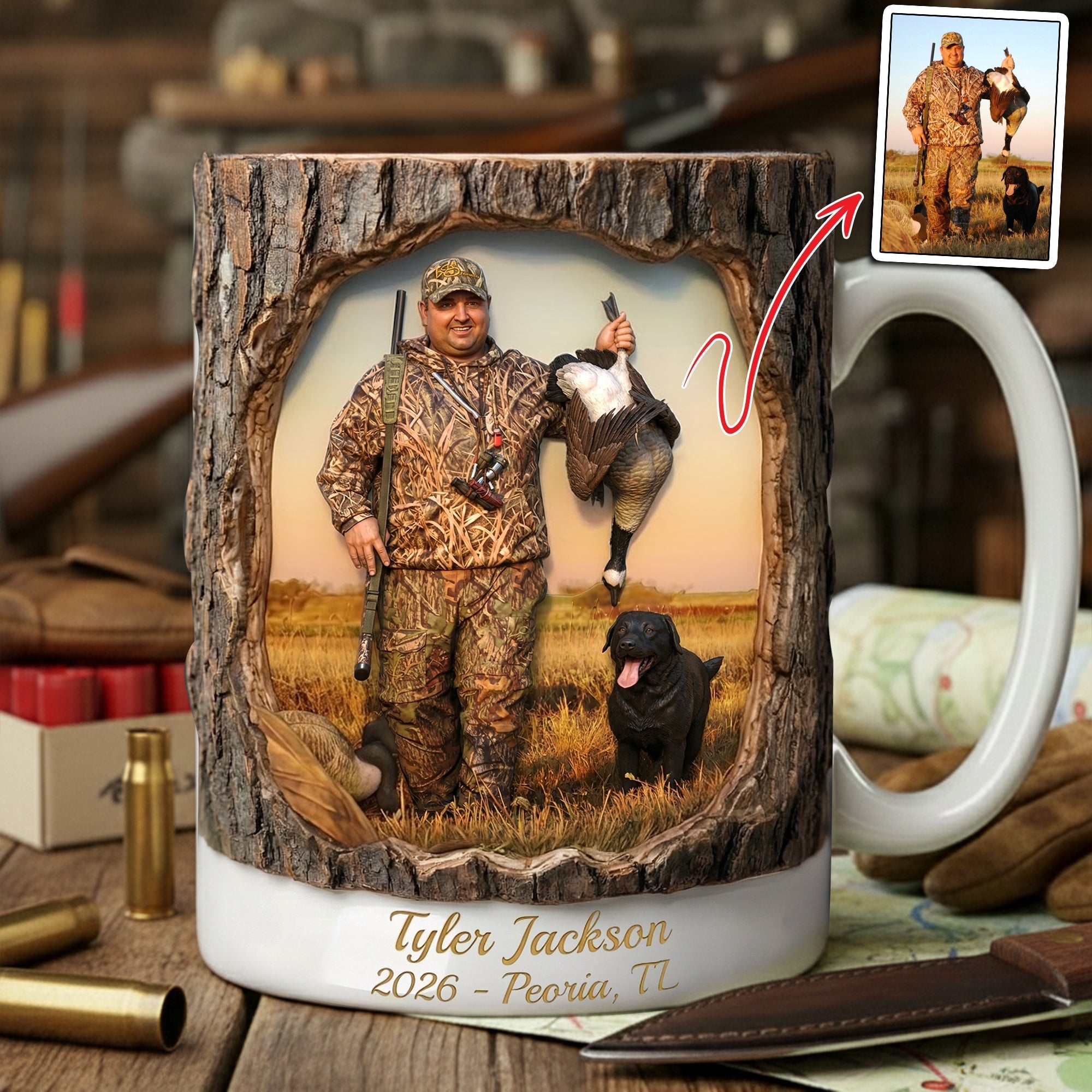 Making Memories: Personalized Hunting Life Coffee Mug - Custom Gift for Hunters Coffee Mug PopCulturePrints