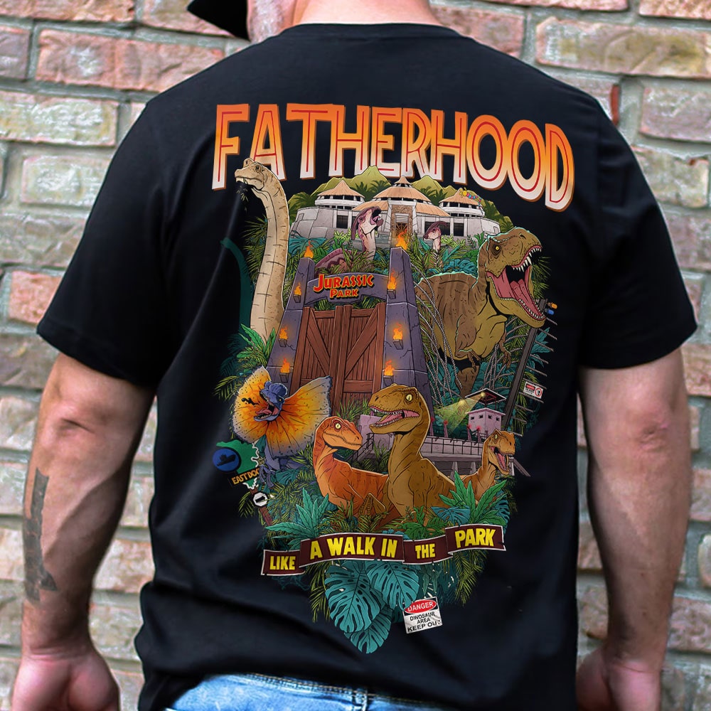 Personalized Fatherhood Park Adventure T-Shirt