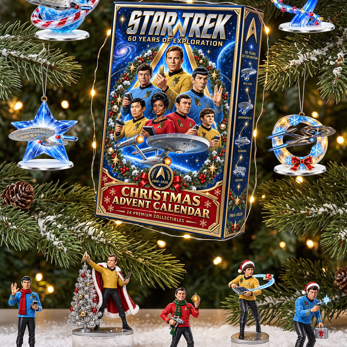 "Explore the Universe This Christmas!" - Sci-Fi Space Christmas Advent Calendar - Personalized Gift for Fans of Geek Culture and Fantasy