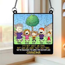 Load image into Gallery viewer, Custom Grandma Suncatcher Ornament - Personalized Family Gift
