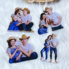 Load image into Gallery viewer, Personalized Rabbit Lovers Photo Ornament Ornament PopCulturePrints
