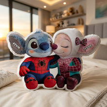 Load image into Gallery viewer, Mischievous Couple Custom Shaped Pillow - Personalized Gifts For Couples 02pgta060826 Pillow PopCulturePrints
