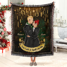 Load image into Gallery viewer, Magical Love Personalized Woven Blanket Blanket PopCulturePrints
