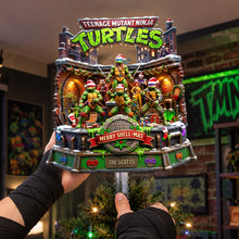 Load image into Gallery viewer, “Cowabunga, Christmas Cheer!” - Merry Shell Mas Tree Topper - Personalized Gift for TMNT Fans
