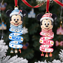 Load image into Gallery viewer, Celebrate the Season with Custom Spiraling Character Acrylic Ornaments - Perfect Personalized Gift for Loved Ones
