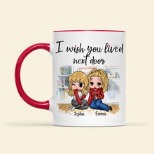 Load image into Gallery viewer, Personalized Best Friends Coffee Mug - Long Distance Friendship Gift Coffee Mug PopCulturePrints
