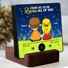 Load image into Gallery viewer, Custom Music Gifts for Couples - &#39;All of Me&#39; Fridge Magnet | Valentine&#39;s Day Gifts Fridge Magnet PopCulturePrints
