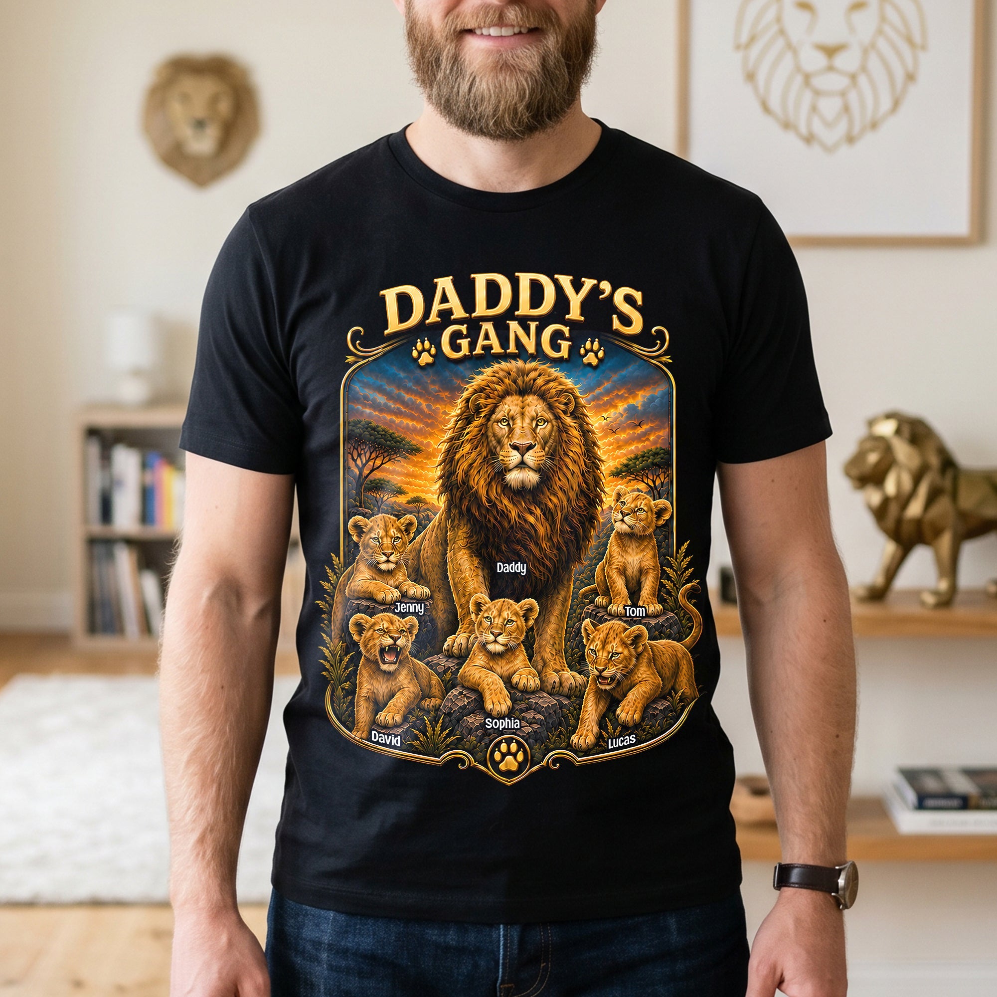 “Join the Pride!” - Daddy's Gang Shirt - Personalized Gifts for Dads, Grandpas & More Shirts PopCulturePrints