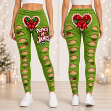 Load image into Gallery viewer, "Stay Cozy and Festive!" - Naughty Women Leggings - Personalized Christmas Gifts
