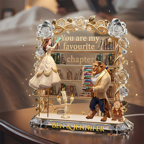 You Are My Favourite Chapter - Love Story Light Box - Personalized Gifts for Couples Light Box PopCulturePrints