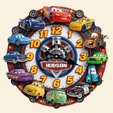Load image into Gallery viewer, Speed Legends Wall Clock Personalized Gifts For Speed Lovers 011NADT170326 Hanging Wall Clock PopCulturePrints
