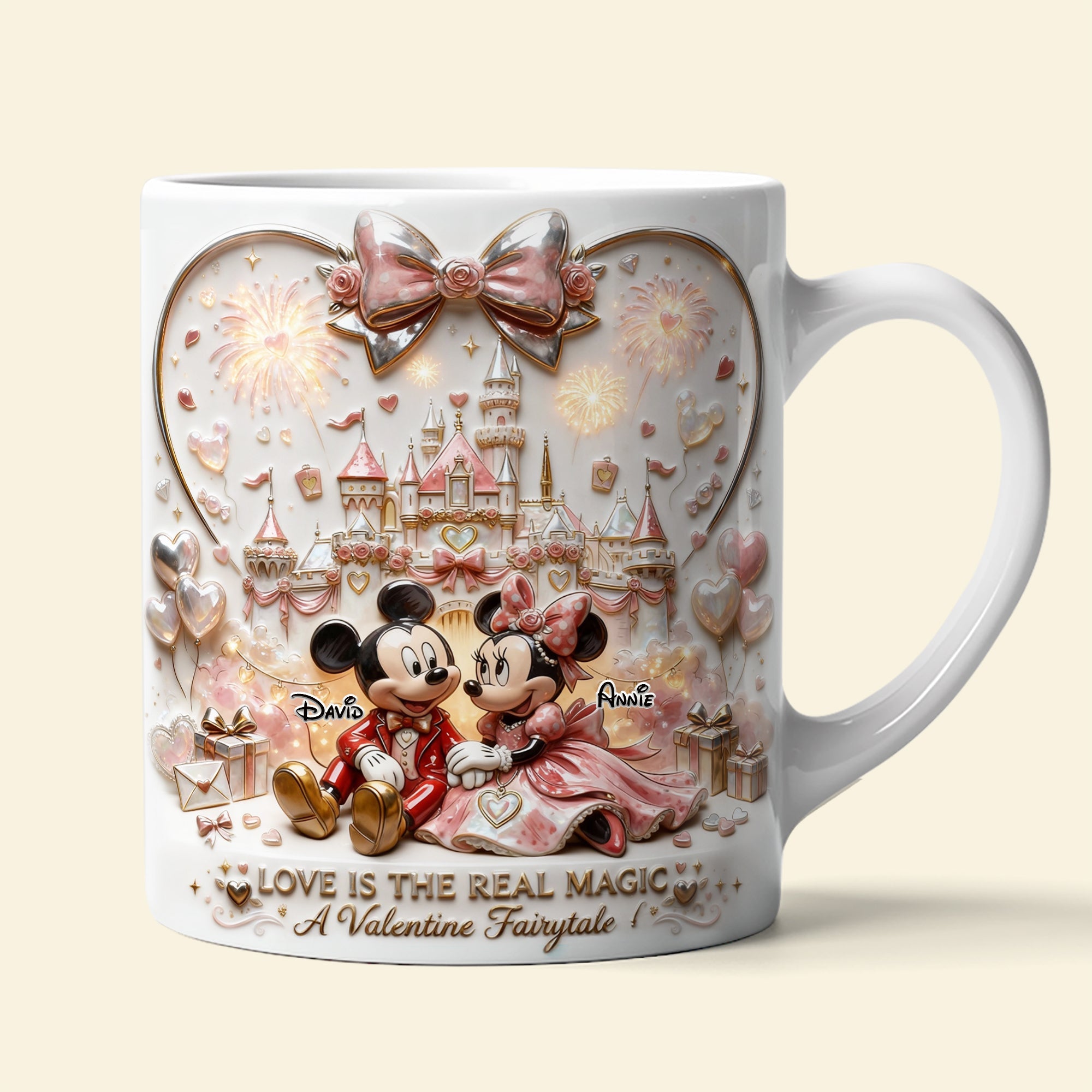 Love Is The Real Magic - Magnificent Love Coffee Mug, Personalized Gift for Couples Coffee Mug PopCulturePrints