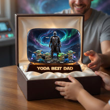 Load image into Gallery viewer, Yoda Best Dad - Personalized Galactic Hero Acrylic Plaque - Ideal Father's Day Gift Shaped Plaques PopCulturePrints
