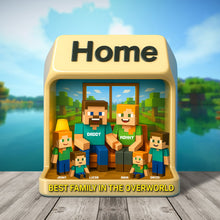 Load image into Gallery viewer, Best Home In The World: Personalized Family Plaque - Custom Gift for Loved Ones Shaped Plaques PopCulturePrints
