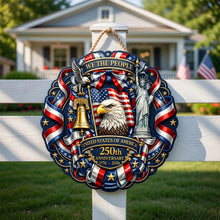 Load image into Gallery viewer, “We The People: Celebrate America's Legacy” - Custom Acrylic Sign - Perfect Gift for Patriots, Veterans &amp; History Enthusiasts Acrylic Sign PopCulturePrints
