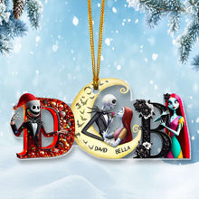 Load image into Gallery viewer, Personalized Couple Christmas Ornament - Alphabet Design | Valentine&#39;s Day Gifts Ornament PopCulturePrints
