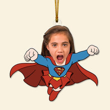 Load image into Gallery viewer, Personalized Superhero Kid Christmas Ornaments Ornament PopCulturePrints
