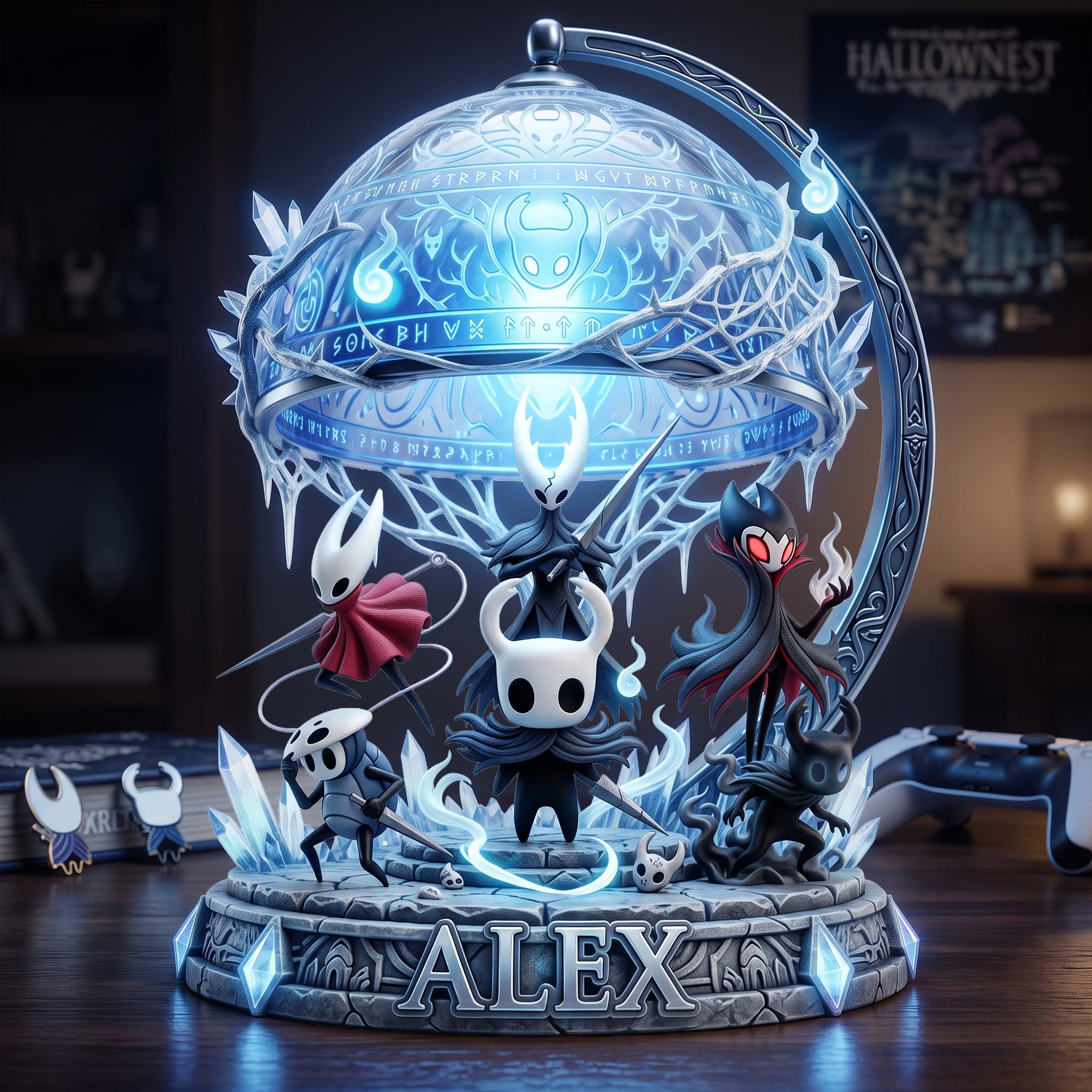 Insectoid Warriors Acrylic Light Box - Personalized Gifts 01nalu180726 Light Box PopCulturePrints
