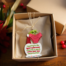 Load image into Gallery viewer, A Good Friend is Like Good Underwear - Personalized Acrylic Ornament for Best Friends Ornament PopCulturePrints
