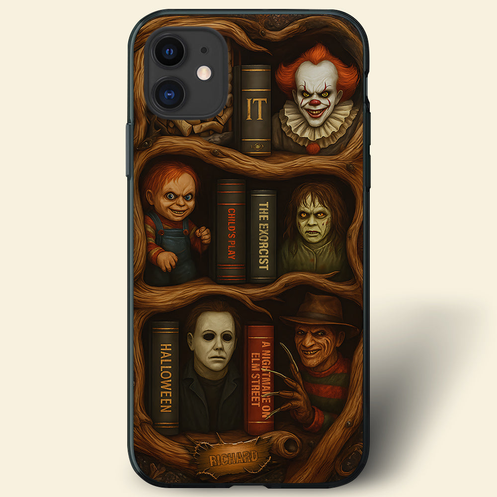 "Embrace the Darkness" - Horror Character Phone Case - Personalized Gift for Horror Lovers Phone Case PopCulturePrints