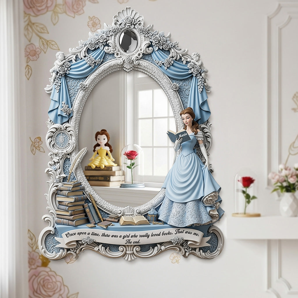 Once Upon a Time, A Perfect Gift for Book Lovers - Fairy Tale Princess Mirror, Personalized Gift Mirror PopCulturePrints