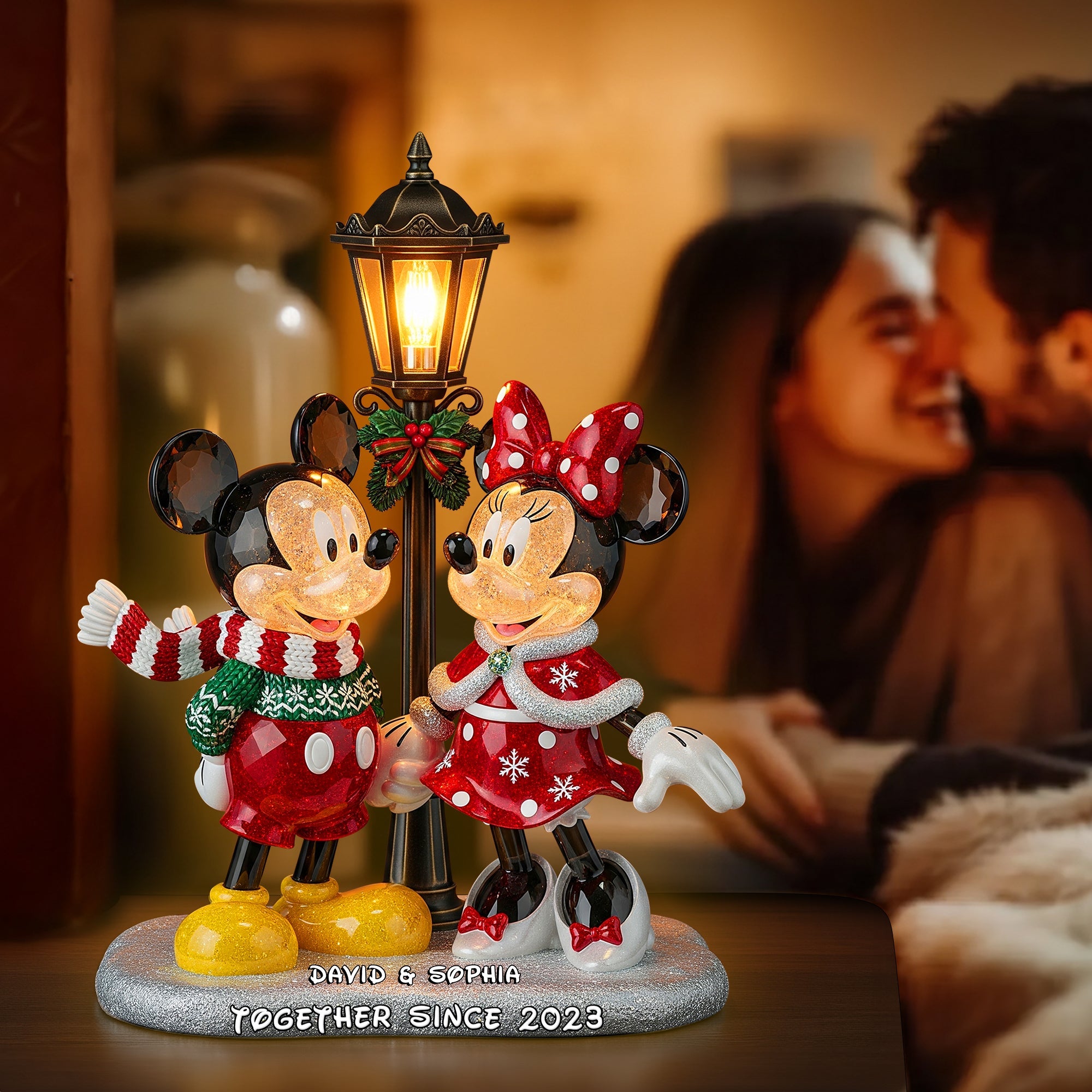 Together Forever - Personalized Light Box for Couples - Anniversary Gift Light Box PopCulturePrints