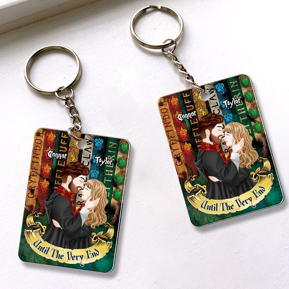 Personalized Harry Potter Themed Keychain - Until the Very End