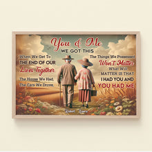 Load image into Gallery viewer, Romantic Couple Personalized Canvas Print - Timeless Love Art Poster &amp; Canvas PopCulturePrints
