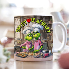 Load image into Gallery viewer, Custom &#39;You Stole My Heart&#39; Couple Mug - Perfect Valentine&#39;s Day Gifts Coffee Mug PopCulturePrints
