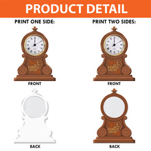 Load image into Gallery viewer, Personalized Firefighter Helmet Desk Clock - A Unique Keepsake for Firefighters Clock Plaques PopCulturePrints
