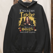 Load image into Gallery viewer, Personalized English Teacher Hoodie - Hogwarts Inspired Design
