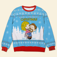 Load image into Gallery viewer, Custom Couple Christmas Sweater - Cute Cartoon Design
