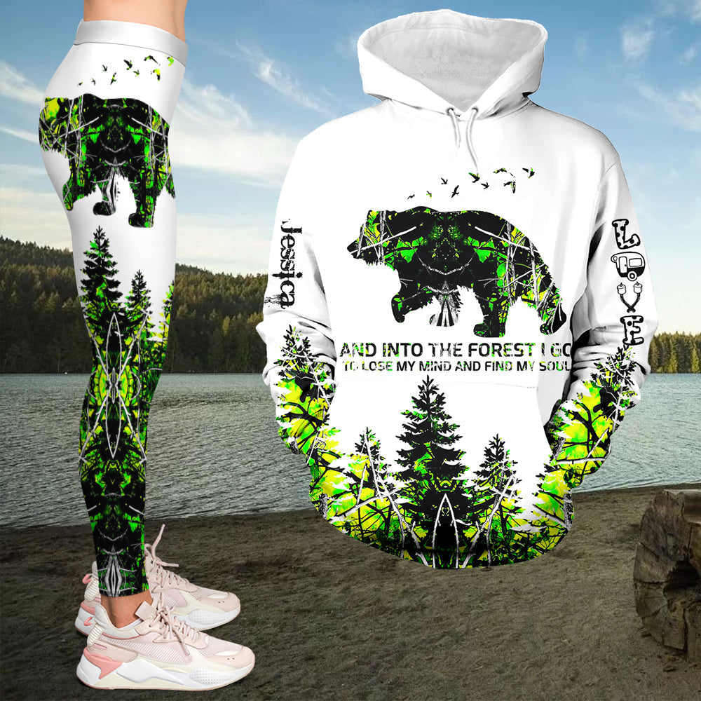 Custom Camping Hoodie & Leggings Set for Outdoor Enthusiasts