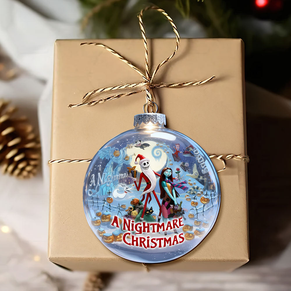 "Bring Joy to Your Holiday Season!" - Personalized Jolly Scary At Town Ornament - Perfect Gift for Fans of A Nightmare Before Christmas Ornament PopCulturePrints