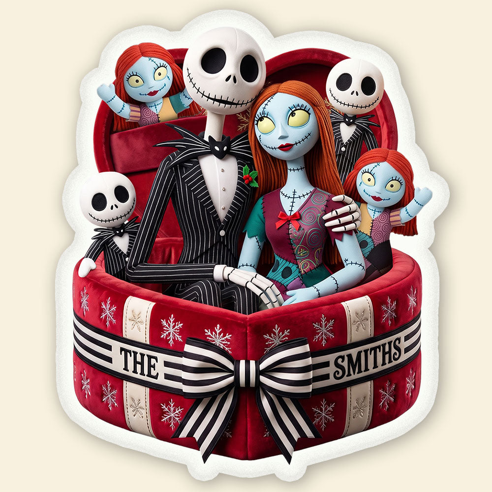 Cute Spooky Family Moments Pillow - A Heartwarming Custom Gift for Your Loved Ones Pillow PopCulturePrints