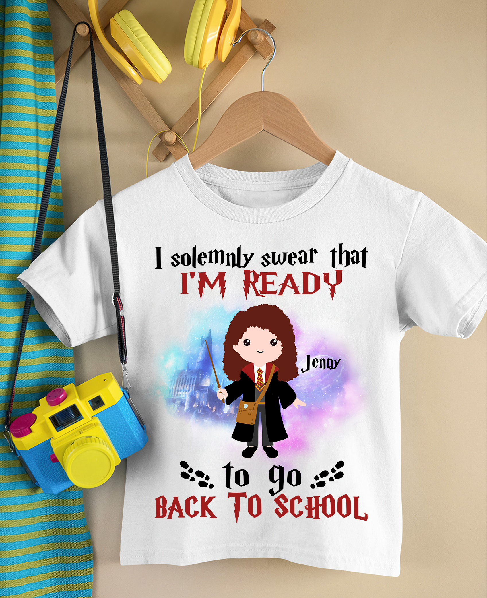 Personalized Back to School Harry Potter Kids T-Shirt