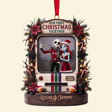 Load image into Gallery viewer, Our First Christmas Together - Personalized Acrylic Ornament for Couples
