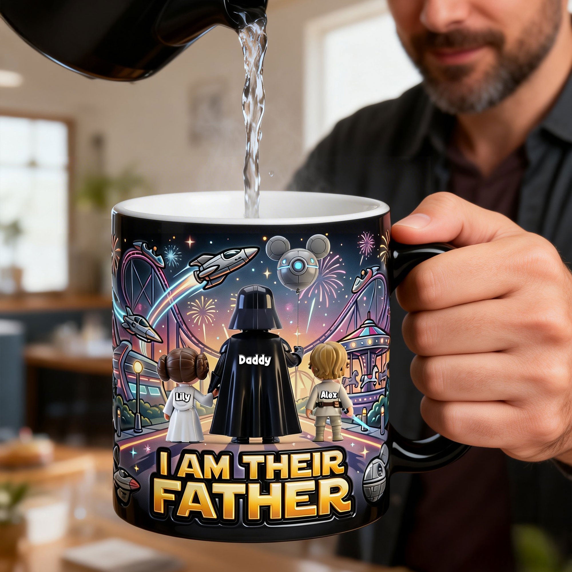 I Am Their Father - Epic Warrior Dad Magic Coffee Mug - Personalized Gift for Dads Coffee Mug PopCulturePrints