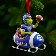 Load image into Gallery viewer, “Score Big This Holiday!” - Personalized Holiday Touchdown Ornament - Custom Gift for Sports Lovers Ornament PopCulturePrints
