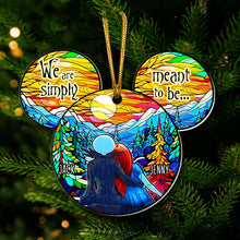 Load image into Gallery viewer, Personalized Christmas Ornament for Couples - Meant to Be Ornament PopCulturePrints
