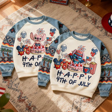 Load image into Gallery viewer, "Celebrate Independence Day in Style - Personalized 4th Of July 3D Sweatshirt - Perfect Gift for Family and Friends" AOP Products PopCulturePrints
