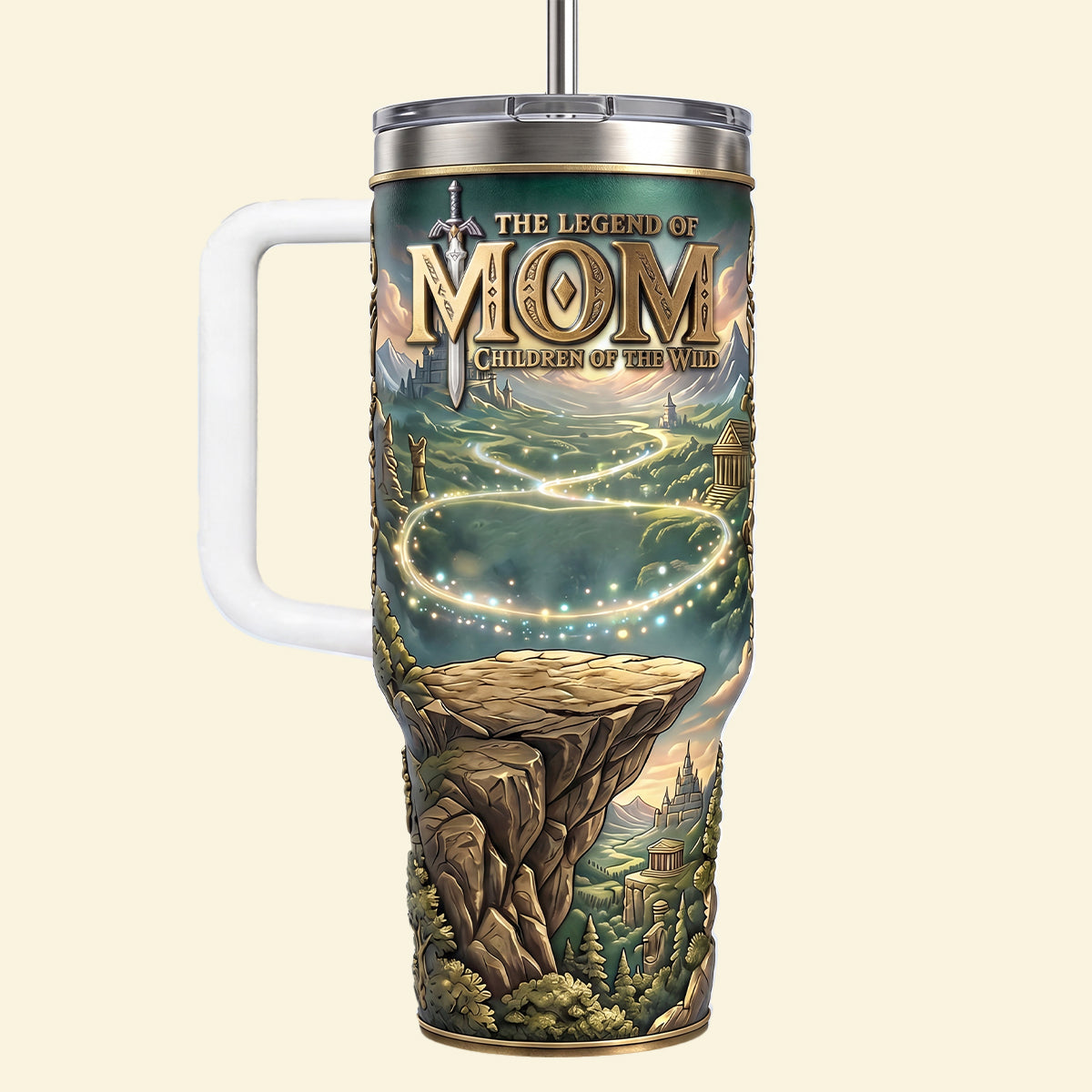 “The Legend of Mom” - Personalized Tumbler for Mom, Grandma, and More! Tumbler Cup PopCulturePrints