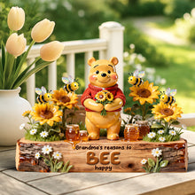 Load image into Gallery viewer, “Grandma’s reasons to BEE happy” - Acrylic Plaque, Personalized Gift for Grandmas Shaped Plaques PopCulturePrints
