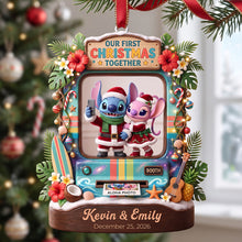 Load image into Gallery viewer, Our First Christmas Together Ornament - Custom Gift for Couples
