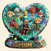 Load image into Gallery viewer, "Celebrate Mom with Little Legends!" - Personalized Acrylic Plaque Gift for Mom, Grandma, and More Shaped Plaques PopCulturePrints
