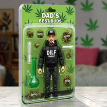 Load image into Gallery viewer, “Dad&#39;s Best Buds” - Personalized Gift for Dad, Custom Toy Figure - Unique Father&#39;s Day Gift Shaped Plaques PopCulturePrints

