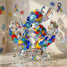 Load image into Gallery viewer, Celebrate Love: Autism Mom and Kid Acrylic Plaque - Custom Personalized Gift for Moms and Grandmas Shaped Plaques PopCulturePrints
