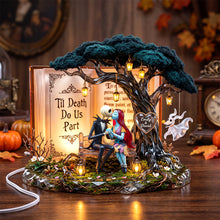 Load image into Gallery viewer, Kissing Gothic Couple Acrylic Light Box - Personalized Gifts For Couple 04padh090726 Light Box PopCulturePrints
