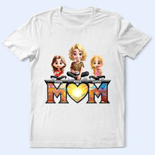 Load image into Gallery viewer, We Love You Mom - Personalized 3D Cartoon T-Shirt for Mothers and Grandmothers T-shirt PopCulturePrints
