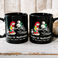 Load image into Gallery viewer, Family of Nightmares Personalized Black Mug Coffee Mug PopCulturePrints
